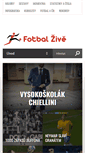 Mobile Screenshot of fotbalzive.eu